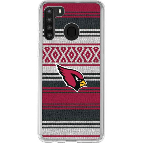NFL Arizona Cardinals Trailblazer Galaxy A21 Clear Case
