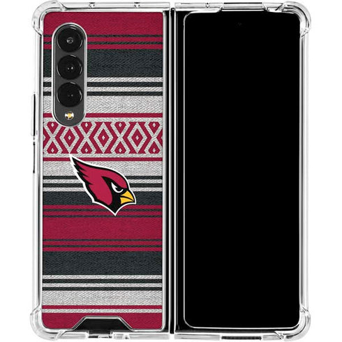 NFL Arizona Cardinals Trailblazer Galaxy Z Fold4 5G Clear Case