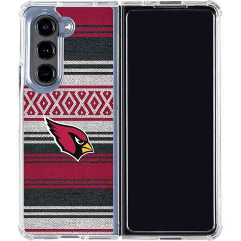 NFL Arizona Cardinals Trailblazer Galaxy Z Fold5 5G Clear Case