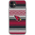 NFL Arizona Cardinals Trailblazer iPhone 11 Clear Case