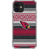 NFL Arizona Cardinals Trailblazer iPhone 12 Mini Clear Case