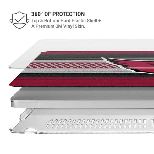 NFL Arizona Cardinals Trailblazer MacBook Pro 16in (2019-20) Case plus Skin