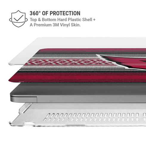 NFL Arizona Cardinals Trailblazer MacBook Pro 16in (2021-25) Case plus Skin