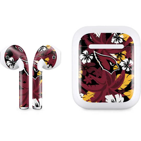 NFL Arizona Cardinals Tropical Print Apple AirPods Skin