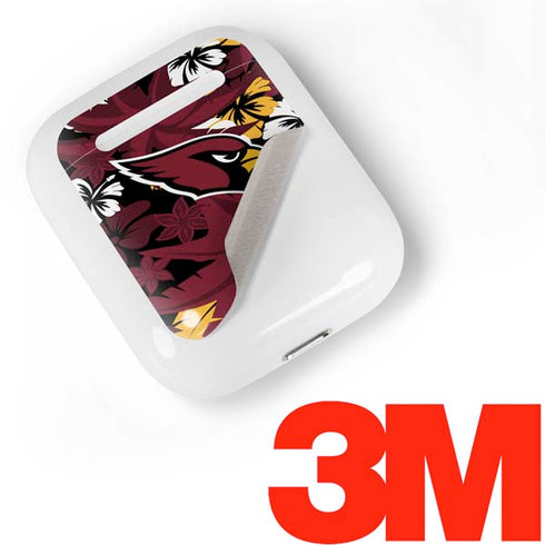 NFL Arizona Cardinals Tropical Print Apple AirPods Skin