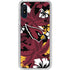 NFL Arizona Cardinals Tropical Print Galaxy A10e Clear Case