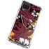 NFL Arizona Cardinals Tropical Print Galaxy A12 Clear Case