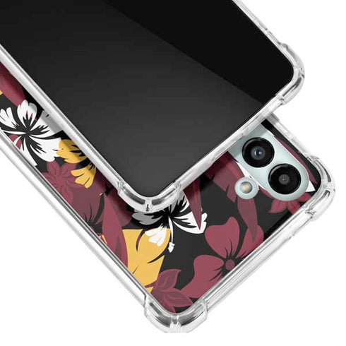 NFL Arizona Cardinals Tropical Print Galaxy A13 5G Clear Case