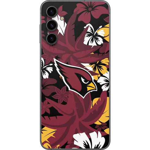 NFL Arizona Cardinals Tropical Print Galaxy A14 5G Skin