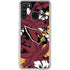 NFL Arizona Cardinals Tropical Print Galaxy A21 Clear Case