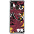 NFL Arizona Cardinals Tropical Print Galaxy A30 Clear Case