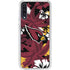 NFL Arizona Cardinals Tropical Print Galaxy A50 Clear Case