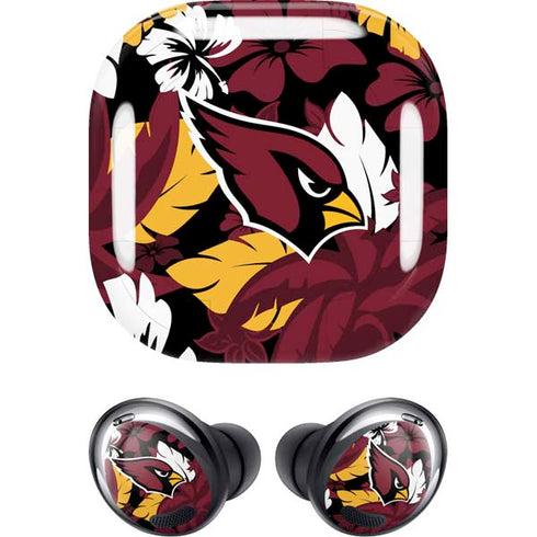 NFL Arizona Cardinals Tropical Print Galaxy Buds Pro Skin
