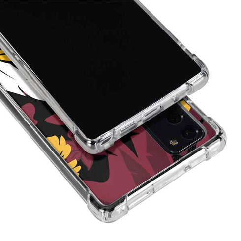 NFL Arizona Cardinals Tropical Print Galaxy Note20 5G Clear Case