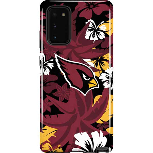 NFL Arizona Cardinals Tropical Print Galaxy Note20 5G Pro Case