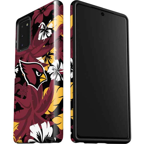 NFL Arizona Cardinals Tropical Print Galaxy Note20 5G Pro Case