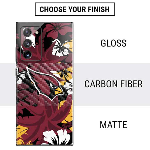 NFL Arizona Cardinals Tropical Print Galaxy Note20 Ultra 5G Skin