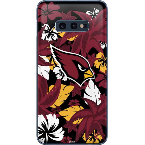 NFL Arizona Cardinals Tropical Print Galaxy S10e Skin