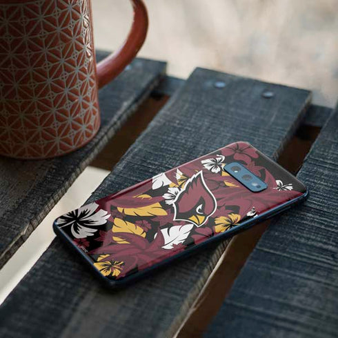 NFL Arizona Cardinals Tropical Print Galaxy S10e Skin