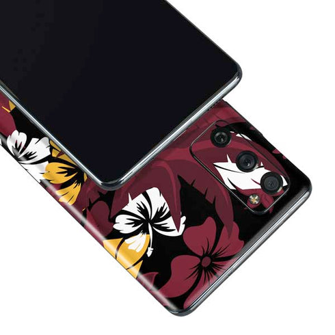 NFL Arizona Cardinals Tropical Print Galaxy S20 Fan Edition Skin