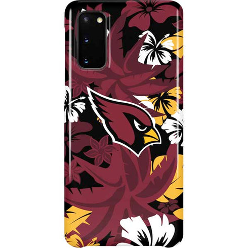 NFL Arizona Cardinals Tropical Print Galaxy S20 Lite Case