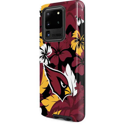 NFL Arizona Cardinals Tropical Print Galaxy S20 Ultra 5G Pro Case