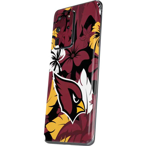 NFL Arizona Cardinals Tropical Print Galaxy S20 Ultra 5G Skin