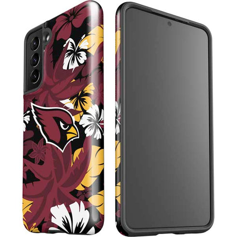 NFL Arizona Cardinals Tropical Print Galaxy S21 5G Pro Case