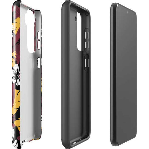 NFL Arizona Cardinals Tropical Print Galaxy S21 FE Pro Case
