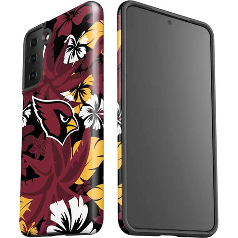 NFL Arizona Cardinals Tropical Print Galaxy S21 FE Pro Case