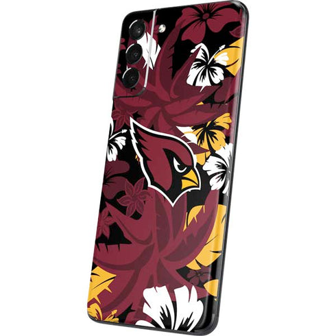 NFL Arizona Cardinals Tropical Print Galaxy S21 Plus 5G Skin
