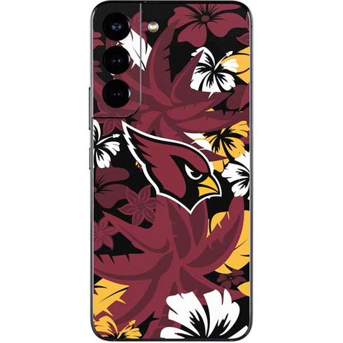 NFL Arizona Cardinals Tropical Print Galaxy S22 Skin