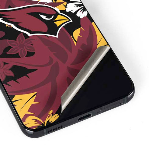 NFL Arizona Cardinals Tropical Print Galaxy S22 Skin