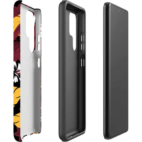 NFL Arizona Cardinals Tropical Print Galaxy S22 Ultra Pro Case