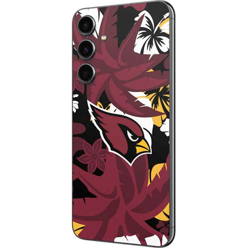 NFL Arizona Cardinals Tropical Print Galaxy S23 FE Skin