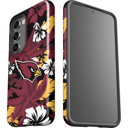 NFL Arizona Cardinals Tropical Print Galaxy S23 Pro Case
