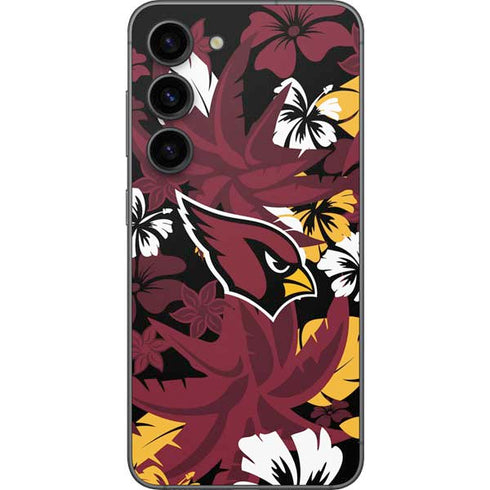 NFL Arizona Cardinals Tropical Print Galaxy S23 Skin
