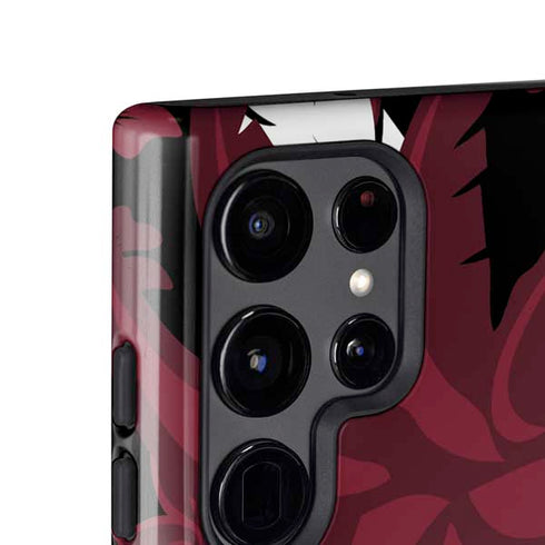 NFL Arizona Cardinals Tropical Print Galaxy S24 Ultra Impact Case