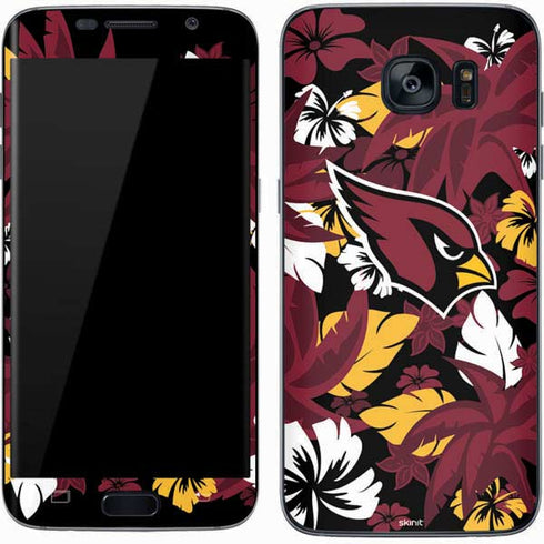 NFL Arizona Cardinals Tropical Print Galaxy S7 Skin