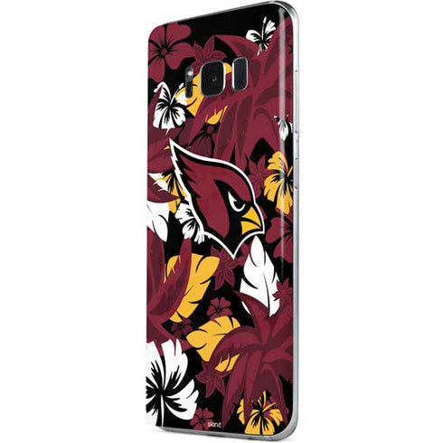 NFL Arizona Cardinals Tropical Print Galaxy S8 Skin