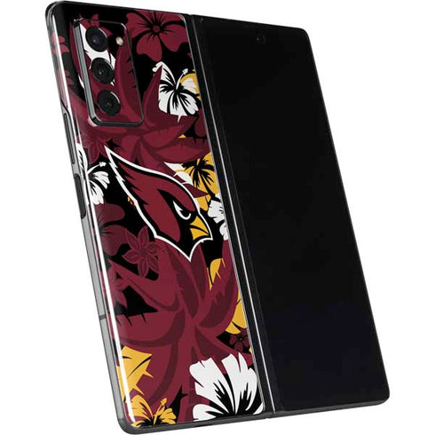 NFL Arizona Cardinals Tropical Print Galaxy Z Fold2 5G Skin