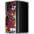 NFL Arizona Cardinals Tropical Print Galaxy Z Fold4 5G Clear Case