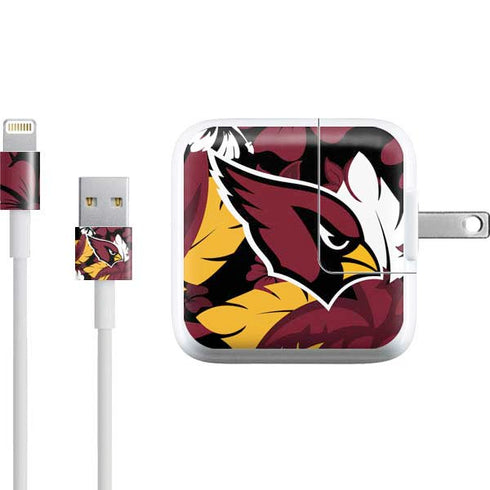 NFL Arizona Cardinals Tropical Print iPad Charger (10W USB) Skin