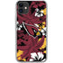 NFL Arizona Cardinals Tropical Print iPhone 11 Clear Case