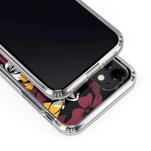 NFL Arizona Cardinals Tropical Print iPhone 11 Clear Case