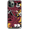 NFL Arizona Cardinals Tropical Print iPhone 11 Pro Max Clear Case