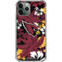 NFL Arizona Cardinals Tropical Print iPhone 11 Pro Max Clear Case
