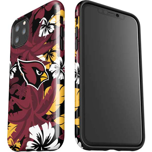 NFL Arizona Cardinals Tropical Print iPhone 11 Pro Max Impact Case