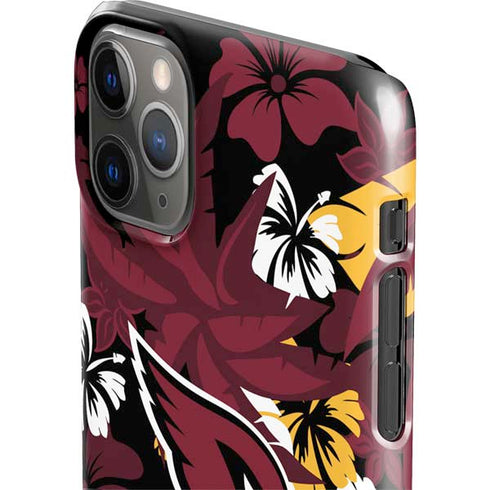 NFL Arizona Cardinals Tropical Print iPhone 11 Pro Max Lite Case