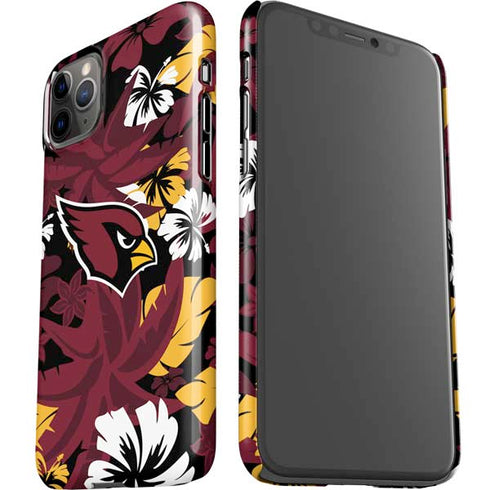 NFL Arizona Cardinals Tropical Print iPhone 11 Pro Max Lite Case